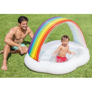 INTEX children's pool Rainbow 142x119x84 cm 57141 - 2