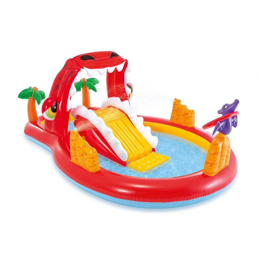 INTEX children's pool Happy Dino 259x165x107 cm 57160 - 1