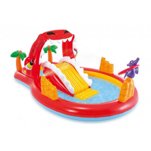 Dětské bazénky a hrací centra INTEX dětský bazének Happy Dino 259x165x107 cm 57160 - 1