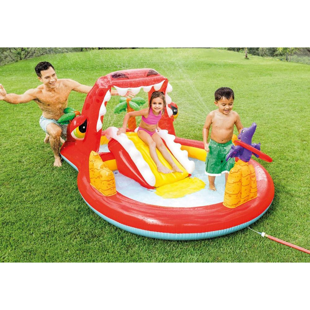 INTEX children's pool Happy Dino 259x165x107 cm 57160 - 2