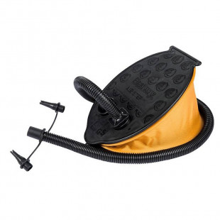 Foot pump with easy switching between pumping and suction, for external and internal use.