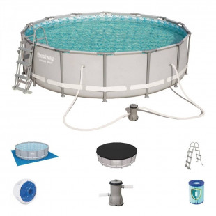 Pools with construction BESTWAY Power Steel 427x107 cm + filtration 56641 - 11