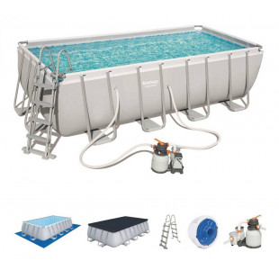 Pools with construction BESTWAY Power Steel 488x244x122 cm + sand filtration 56671 - 7