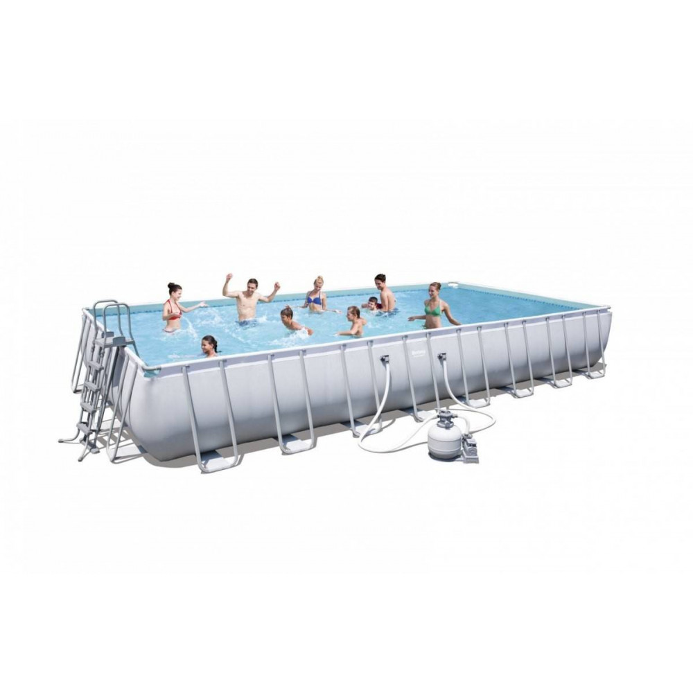 Pools with construction BESTWAY Power Steel 956x488x132 cm + sand filtration 56623 - 2