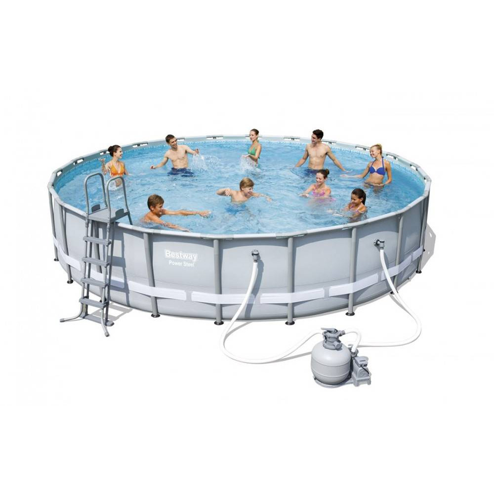 Pools with construction BESTWAY Power Steel 671x132 cm + sand filtration 56634 - 3