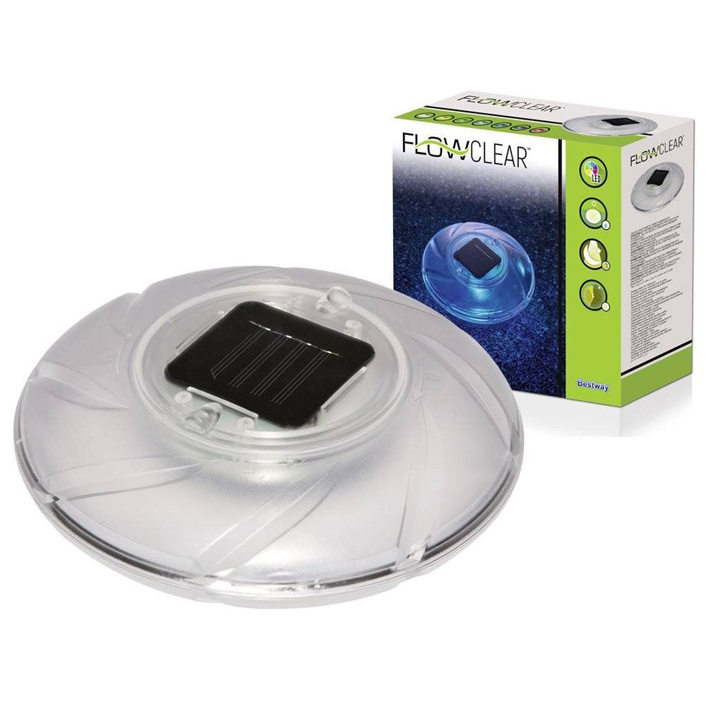 Bazénové příslušenství Bestway vodotěsná Bazénová solární LED lampa 58111 - 1