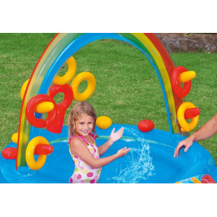 Children's pools and play centers INTEX Pool play center with a rainbow 57453 - 2