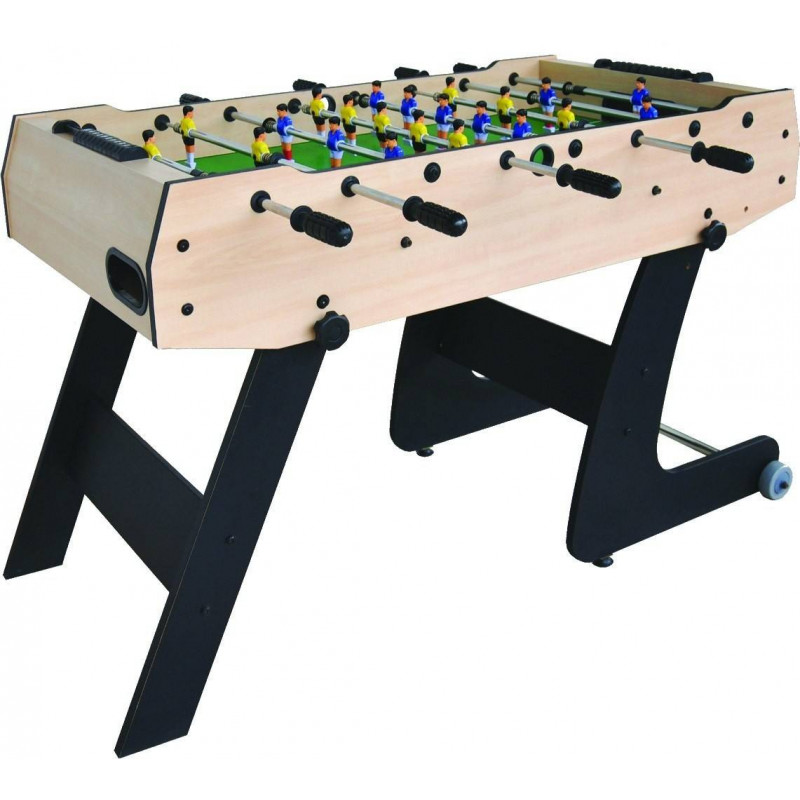 Multifunkčné herné stoly - Skladací drevený stolný futbal WOODY - 1
