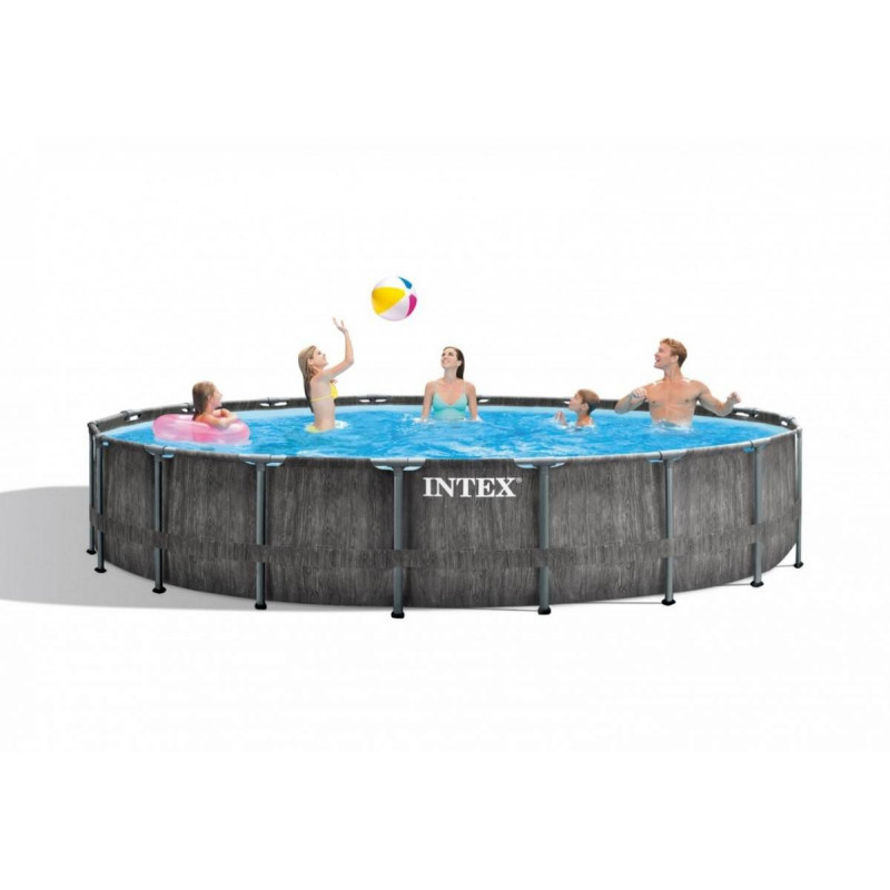 Bazény s konštrukciou INTEX GREYWOOD Prism Frame Premium 549x122 cm + filtrácia 26744NP - 1