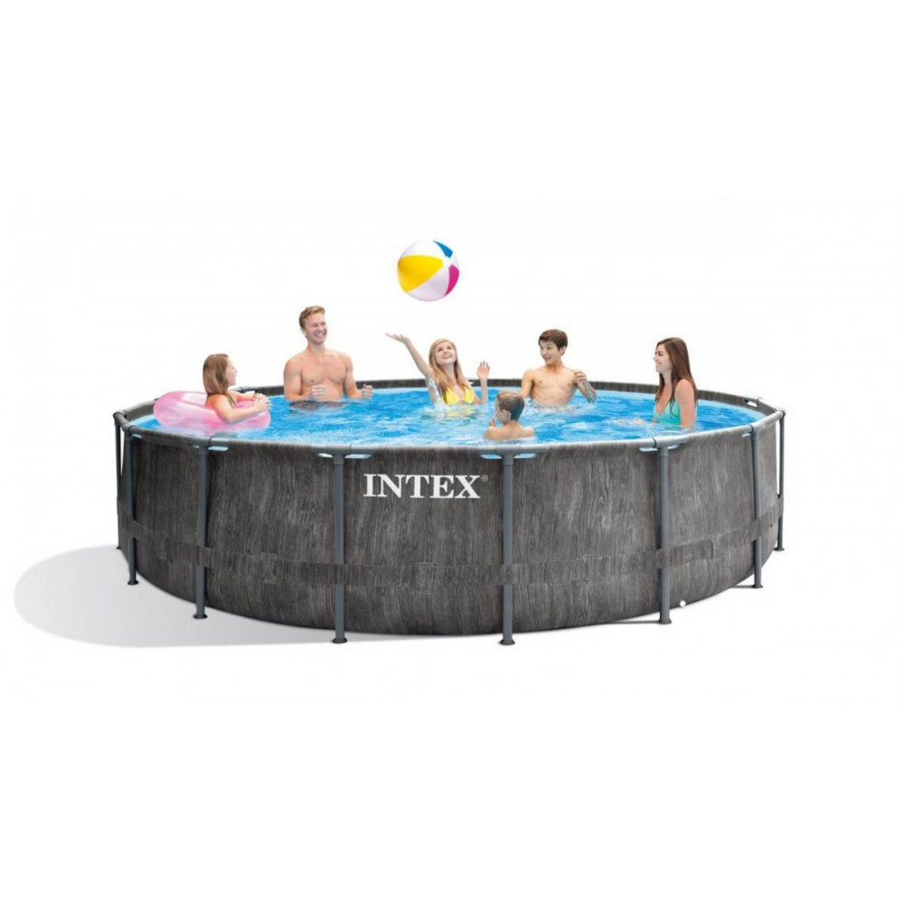 Pools with construction INTEX GREYWOOD Prism Frame Premium 457x122 cm + filtration 26742NP - 2