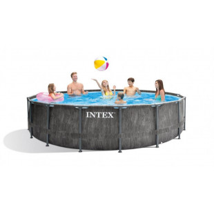 Bazény s konštrukciou INTEX GREYWOOD Prism Frame Premium 457x122 cm + filtrácia 26742NP - 2