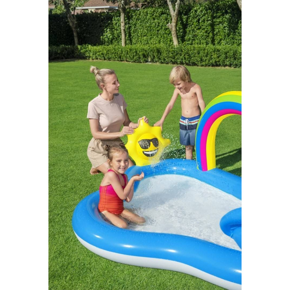 Children's pools and play centers BESTWAY children's pool Sun 257x145x91 cm 53092 - 4