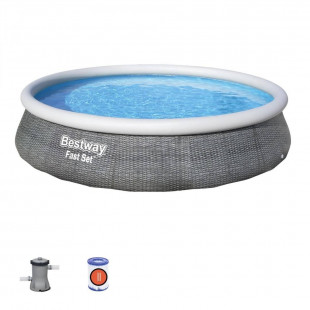 Nafukovací bazény Bestway Fast Set 3,96x0,84 m + kartušová filtrace 57376 - 3
