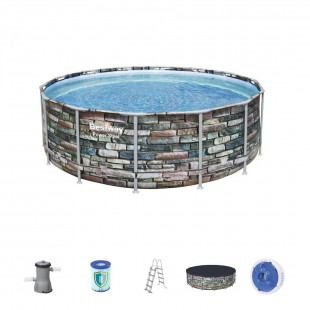 Pools with construction BESTWAY Power Steel 427x122 cm + filtration 56993 - 7