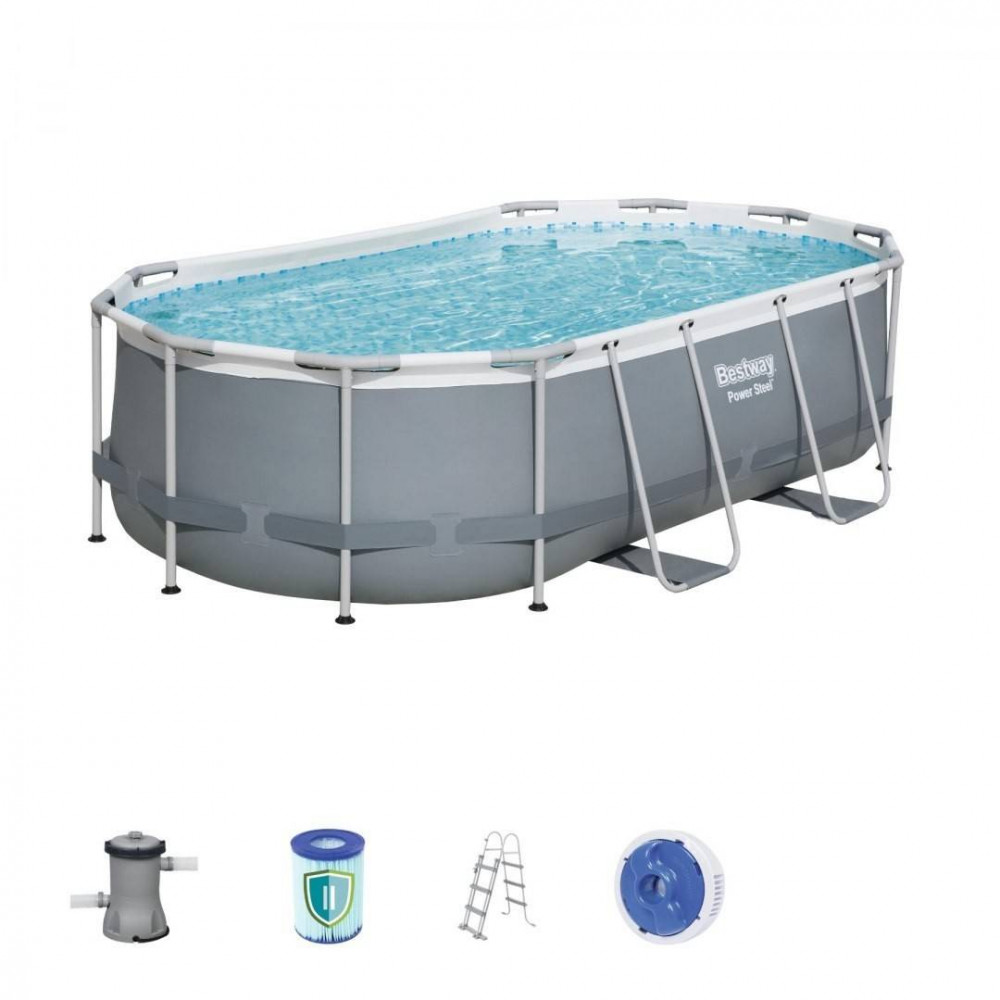 Bazény s konštrukciou - BESTWAY Power Steel 427x250x100 cm + filtrácia 56620 - 8