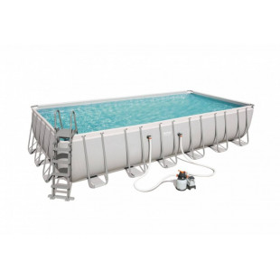 Bazény s konštrukciou BESTWAY Power Steel 732x366x132 cm + piesková filtrácia 56475 - 1