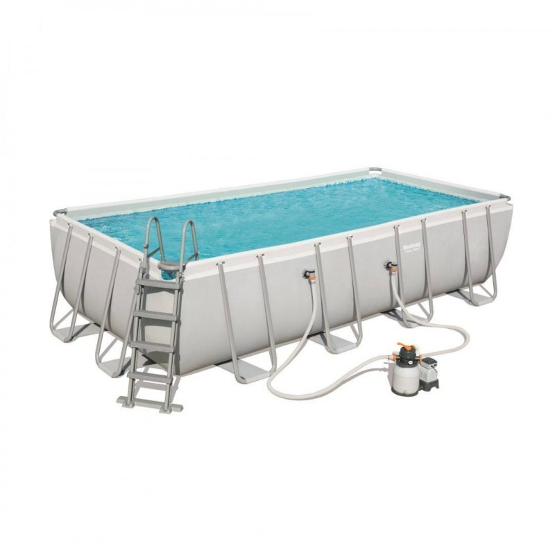 Pools with construction BESTWAY Power Steel 549x274x122 cm + sand filtration 56466 - 1