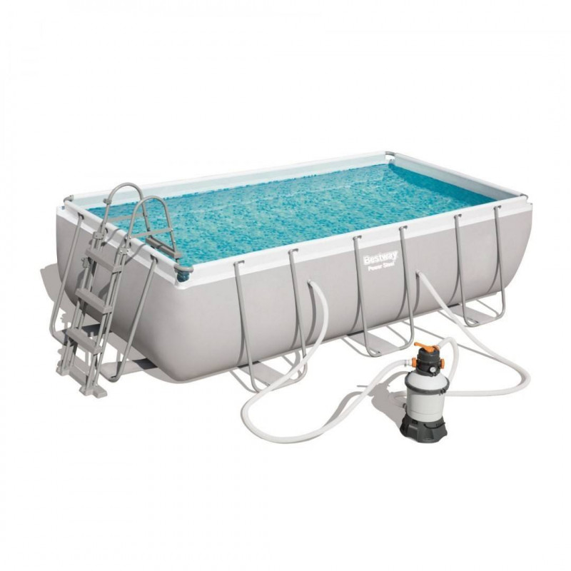 Bazény s konštrukciou - BESTWAY Power Steel 404x201x100 cm + piesková filtrácia 56442 - 1