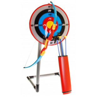 The bow is stretched over the rubber and has an infrared sight, which allows a more accurate shot. The toy is safe, suitable from the age of 5 and has a CE certificate.