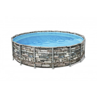 Bazény s konštrukciou BESTWAY Power Steel 488x122 cm + filtrácia 56966 - 1