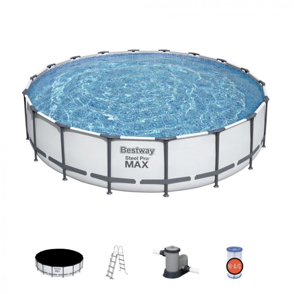 Bazény s konštrukciou - BESTWAY Steel Pro Max 549x122 cm + filtrácia 6v1 56462 - 4