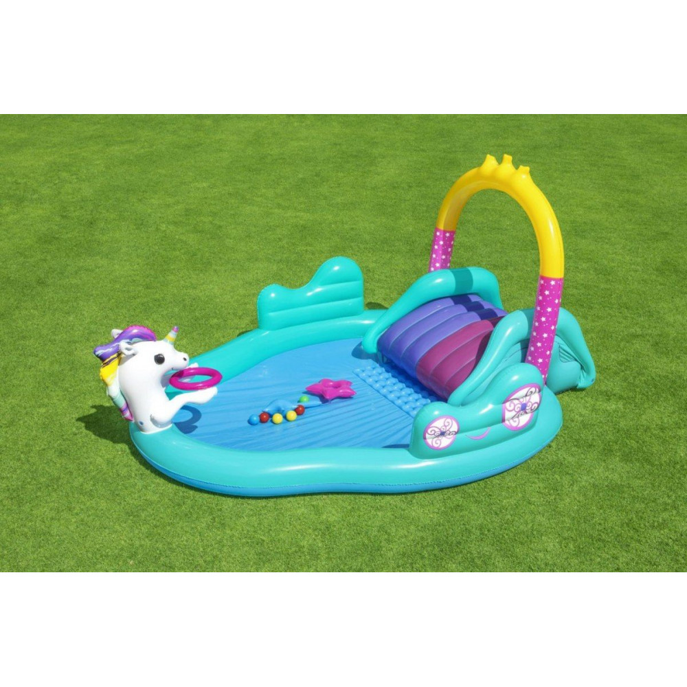 Children's pools and play centers BESTWAY Unicorm center 274x198x137 cm 53097 - 2