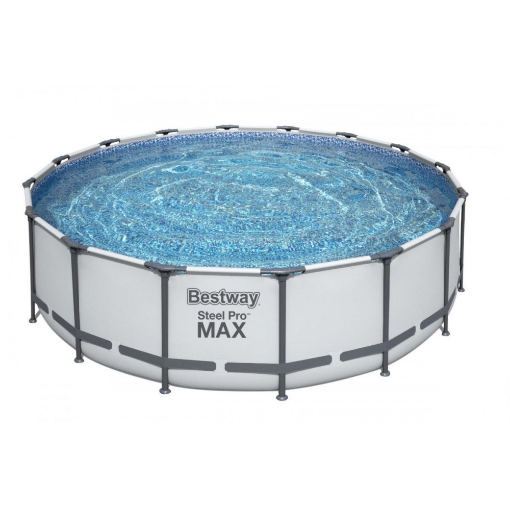 Pools with construction BESTWAY Steel Pro Max 488x122 cm + filtration 5612Z - 1