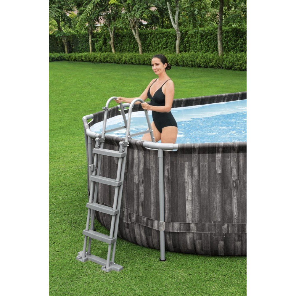 Pools with construction BESTWAY Power Steel 732x366x132 cm + filtration 5611T - 4