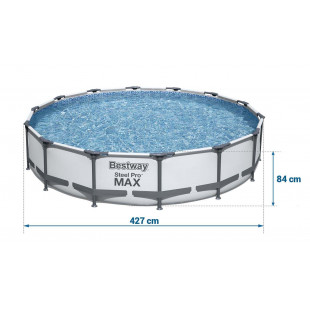 Bazény s konstrukcí BESTWAY Steel Pro Max 427x84 cm + filtrace 56595 - 4