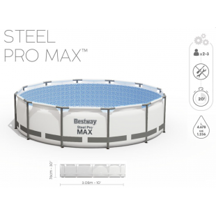 BESTWAY Steel Pro 305x76 cm 3v1 + filtrácia 56408 - 3
