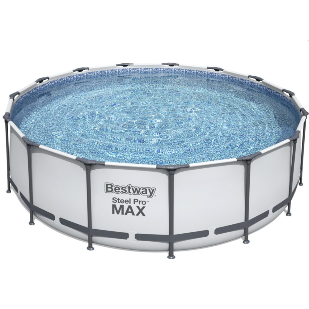 Pools with construction BESTWAY Steel Pro Max 457x122 cm + filtration 56438 - 1