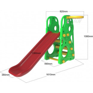 Slide Swing Basketball 3in1 green - 3