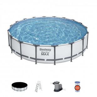 Pools with construction BESTWAY Steel Pro Max 549x122 cm + 18in1 filtration 56462 - 5