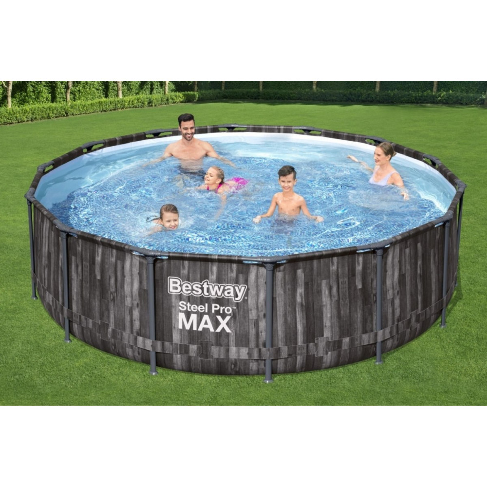Pools with construction BESTWAY Steel Pro Max 427x107 cm + filtration 5614Z - 4