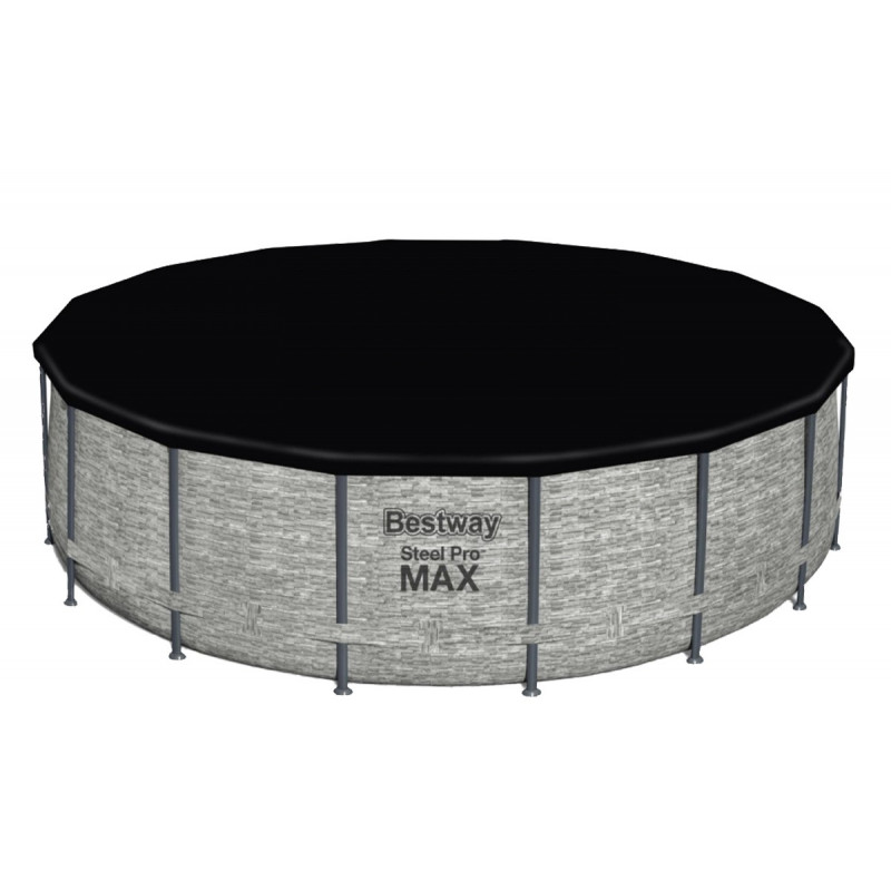 Pools with construction BESTWAY Steel Pro Max 488x122 cm + filtration 5619E - 1