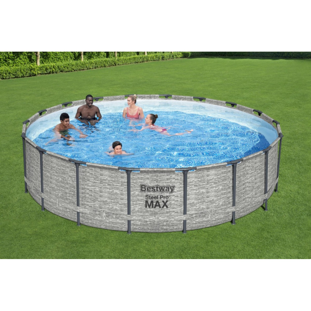 Bazény s konstrukcí BESTWAY Steel Pro Max 549x122 cm + filtrace 5618Y - 4