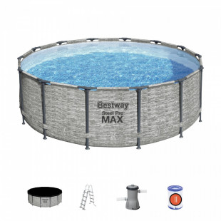 Pools with construction BESTWAY Steel Pro Max 427x122 cm + filtration 5619D - 3