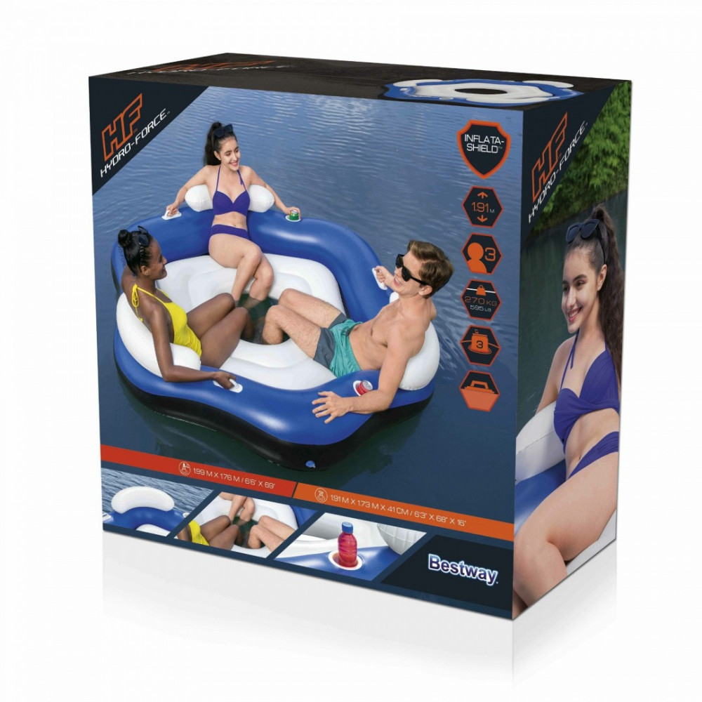 Bestway inflatable for three 191x178 cm 43111 - 8
