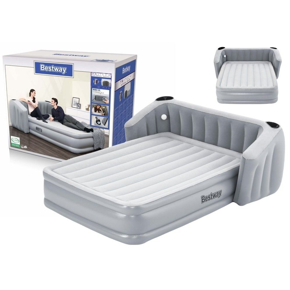 BESTWAY folding inflatable bed with LED light 67620 - 16