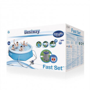 Inflatable pools Bestway Fast Set 2.44x0.66 m 4in1 + cartridge filtration 57268 - 6