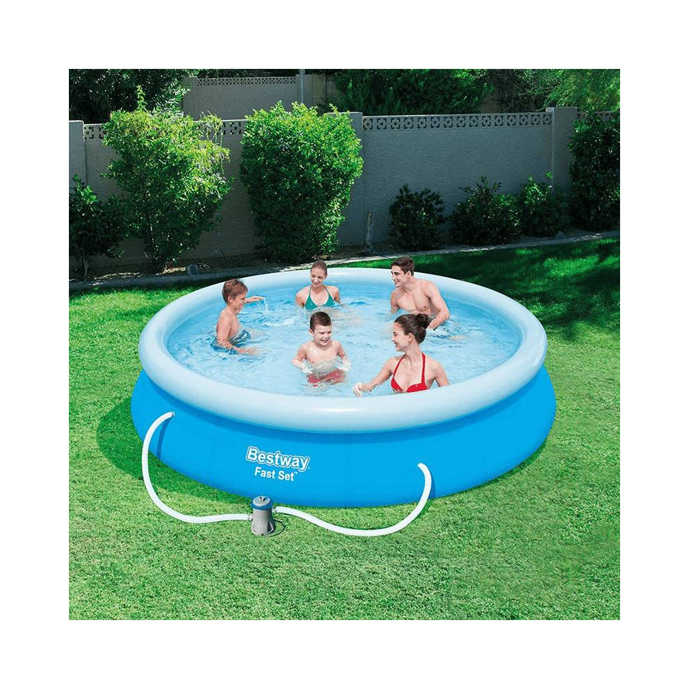 Inflatable pools Bestway Fast Set 3.66x0.76 m 4in1 + cartridge filtration 57274 - 2
