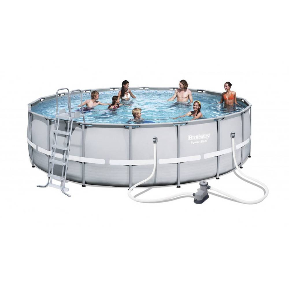 Bazény s konštrukciou BESTWAY Power Steel 549x132 cm + filtrácia 6v1 56427 - 2